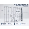 Panel ogrodzeniowy 3D 250x153 cm fi 5 mm – parametry techniczne i oczko 50x200 mm