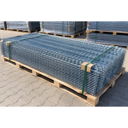 Panele ogrodzeniowe 3D 153 cm fi 5 mm ocynkowane ogniowo przygotowane na palecie