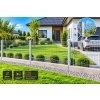 Panel ogrodzeniowy 3D 250x103 cm fi 4 mm ocynkowany – ogrodzenie posesji
