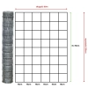 Rysunek techniczny siatki leśnej 120/9/15 L – wysokość 120 cm, długość rolki 50 m, 9 drutów poziomych, rozstaw drutów pionowych 15 cm
