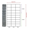 Rysunek techniczny siatki leśnej 150/10/30 L – wysokość 150 cm, długość rolki 50 m, rozstaw drutów pionowych 30 cm i 10 drutów poziomychRysunek techniczny siatki leśnej 150/10/30 L – wysokość 150 cm, długość rolki 50 m, rozstaw drutów pionowych 30 cm i 10