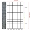 Rysunek techniczny siatki leśnej 150/12/15 L – wysokość 150 cm, rolka 50 m, 12 drutów poziomych i rozstaw drutów pionowych 15 cm