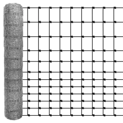 Siatka leśna 150/12/15 L ocynkowana – rolka 50 m, wysokość 150 cm, 12 drutów poziomych i rozstaw drutów pionowych 15 cm